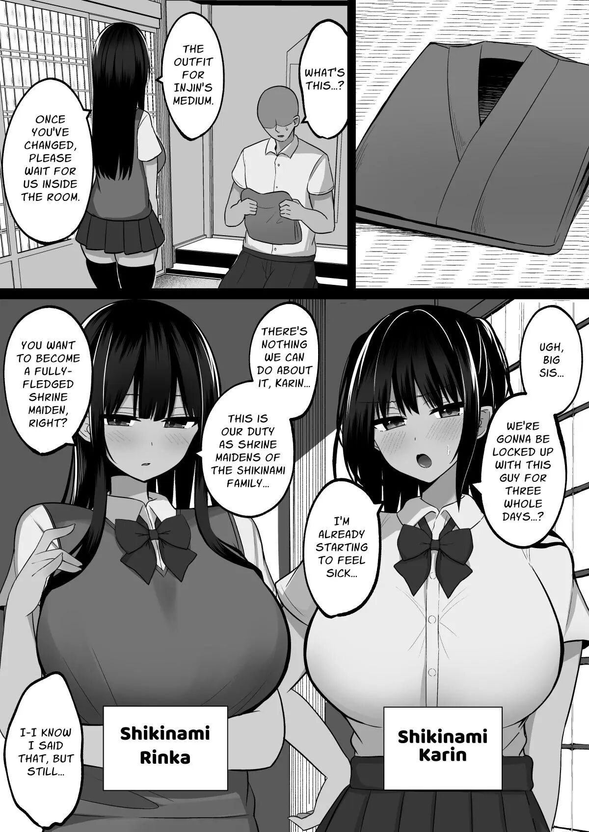 Shrine Maidens Of Injin: Mating Ritual With 2 Busty Miko Sisters, Locked In The Lust God's Shrine! Chapter 1000 Page 3